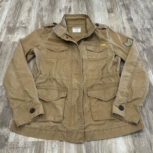 Old Navy Women’s tan military utility gorpcore jacket